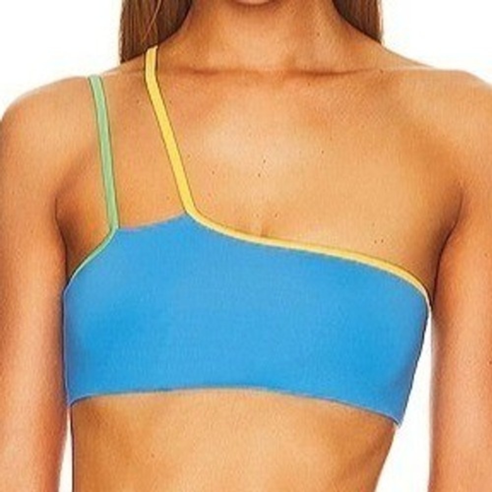 Stone Fox Swim Ibiza Top Apple Mint Tranquil Women's Size L NEW‎